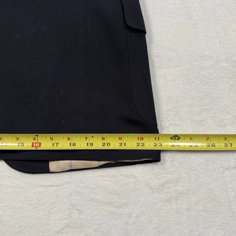 Vintage Racquet Club‎ Blazer 44R Blue Navy Wool Jacket Wimbledon Sport Coat